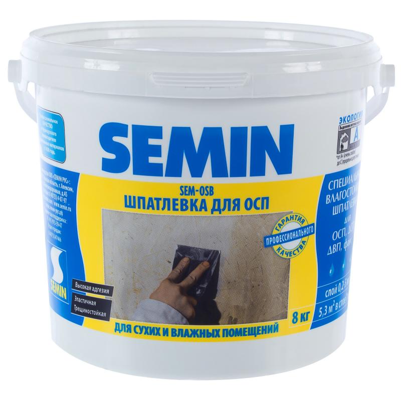Шпаклёвка для древесных плит Semin Sem-OSB
