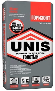 стяжка пола unis горизонт